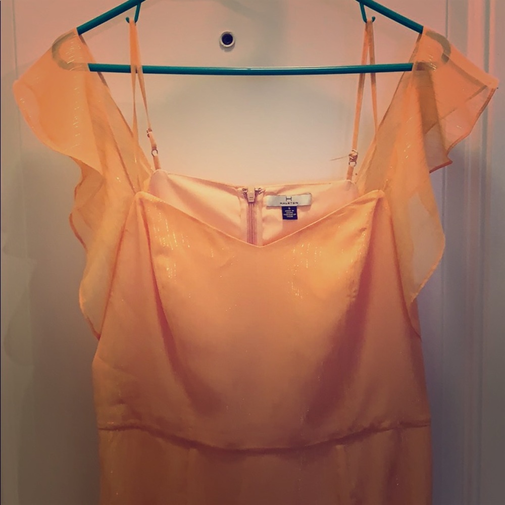 Halston Chiffon Dress